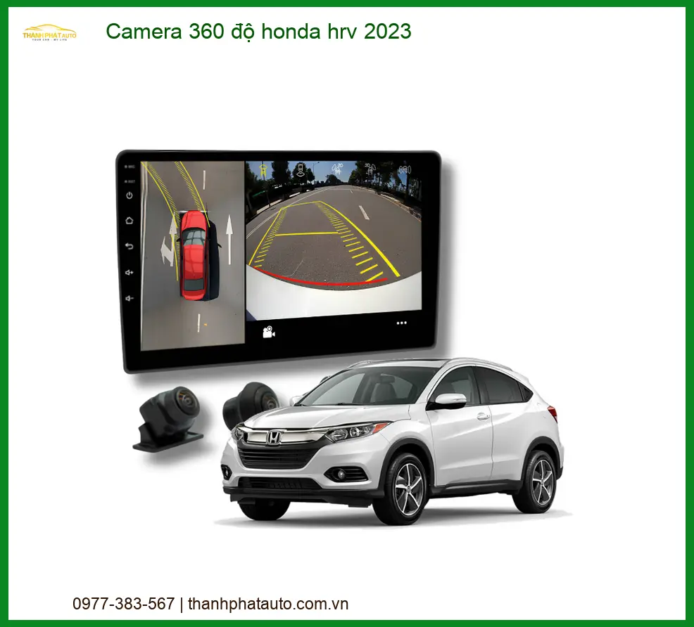 Camera 360 độ Honda HR-V 2023 - Trung Tâm Lắp Đặt Chính Hãng TPHCM