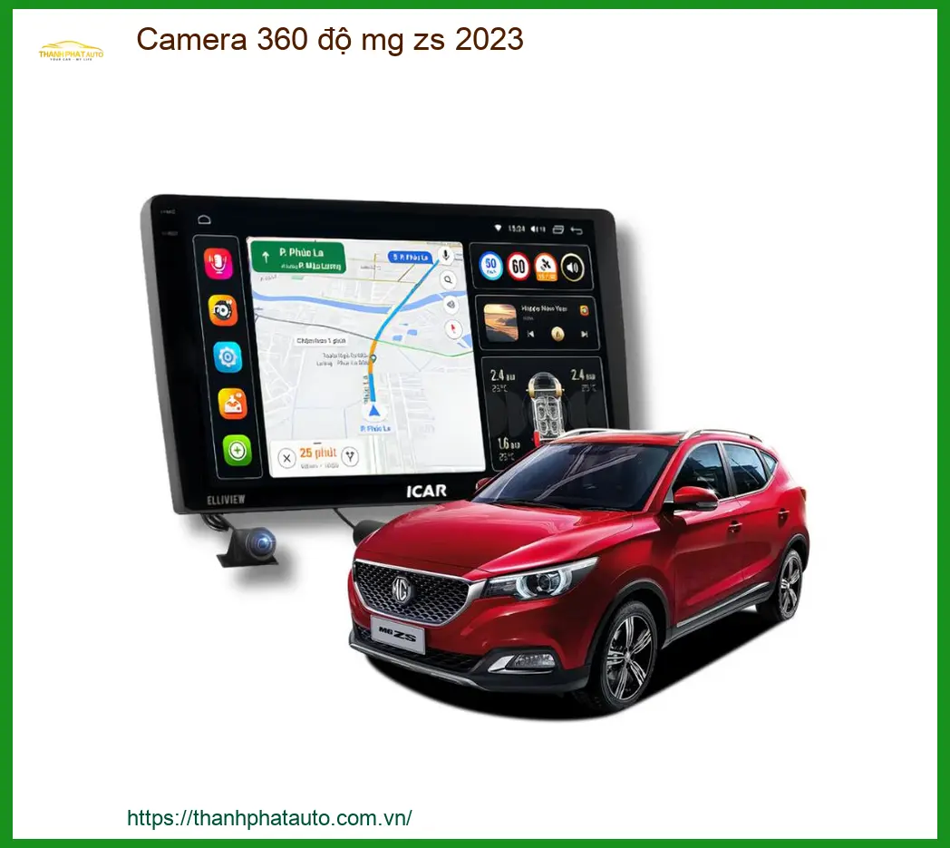 Hệ Thống Camera 360 độ cho xe MG ZS 2023 - Địa Chỉ Lắp Đặt Uy Tín TPHCM