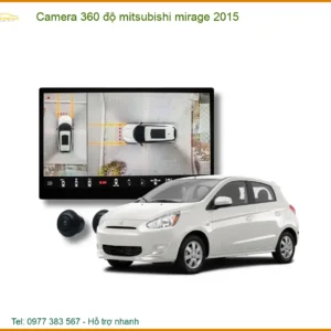 Camera 360 độ Mitsubishi Mirage 2015 - Trung Tâm Lắp Đặt Chính Hãng TPHCM