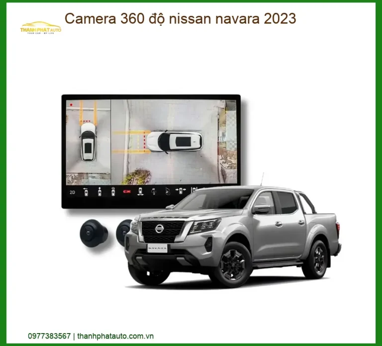 Camera 360 độ Nissan Navara 2023 - Trung Tâm Lắp Đặt Uy Tín TPHCM