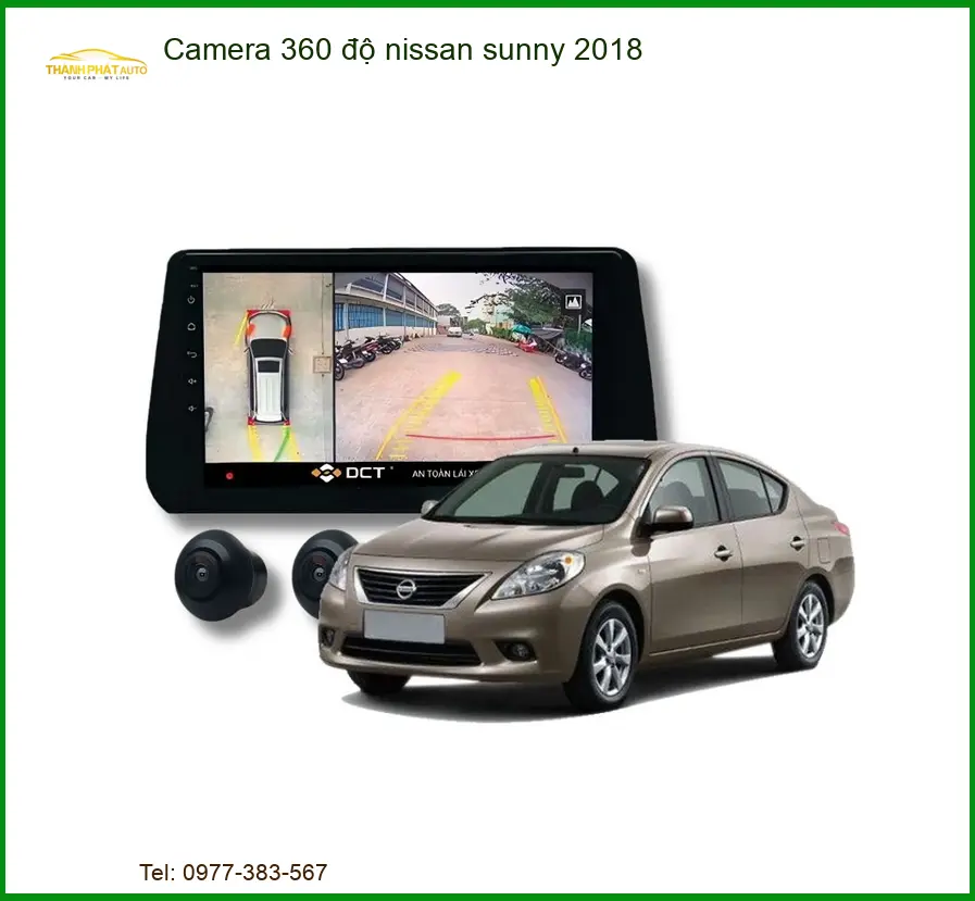 Camera 360 độ Nissan Sunny 2018 - Địa Chỉ Lắp Đặt Uy Tín TPHCM