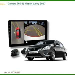 Camera 360 độ Nissan Sunny 2020 - Trung Tâm Gắn Uy Tín TPHCM