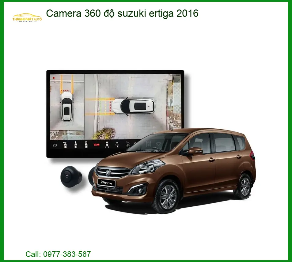 Camera 360 độ Suzuki Ertiga 2016 - Địa Chỉ Lắp Đặt Uy Tín TPHCM