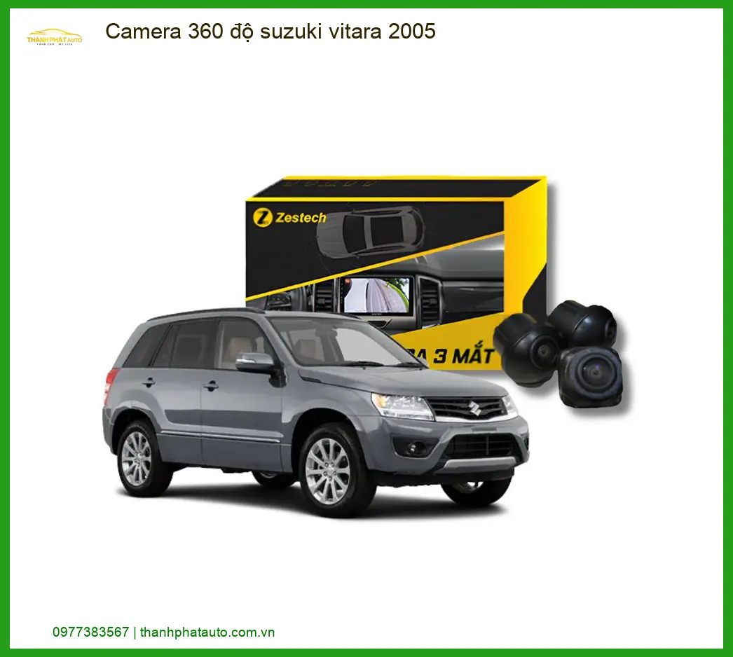 Camera 360 độ Suzuki Vitara 2005 - Địa Chỉ Lắp Đặt Chính Hãng TPHCM