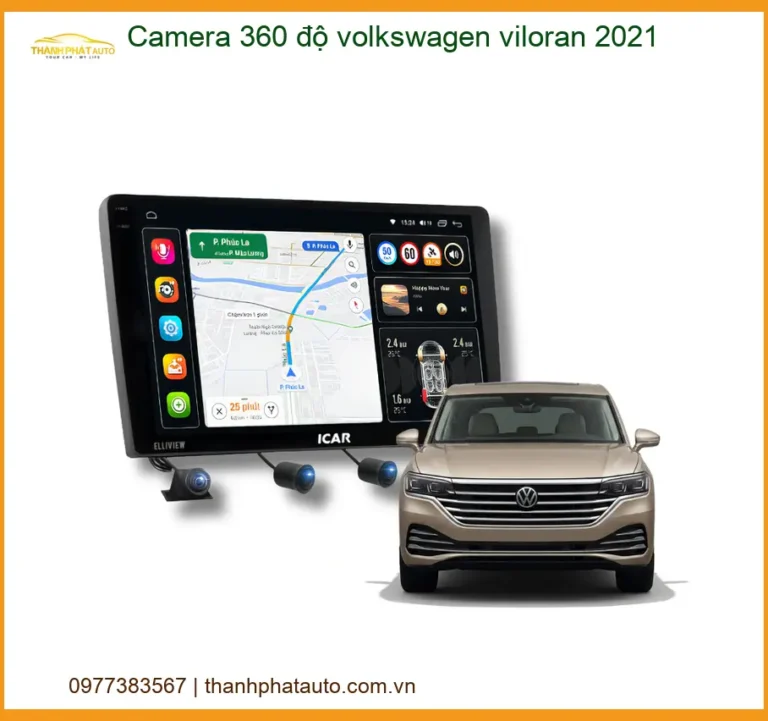 Camera 360 độ Volkswagen Viloran 2021 - Địa Chỉ Lắp Đặt Chính Hãng TPHCM