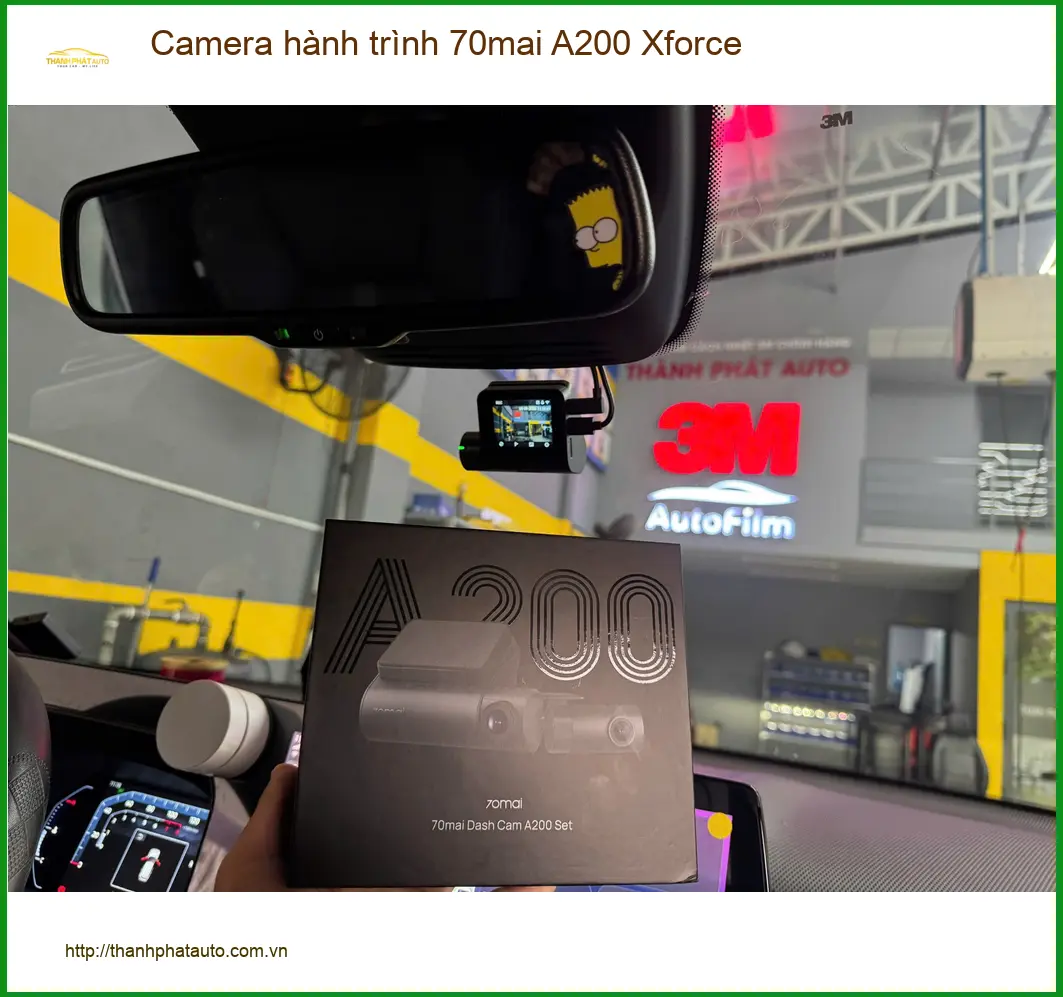 Anh Quang lắp Camera hành trình 70mai A200 Xforce cho Honda CRV tại Gò Vấp tìm nơi gắn chuyên nghiệp ảnh thực tế 2