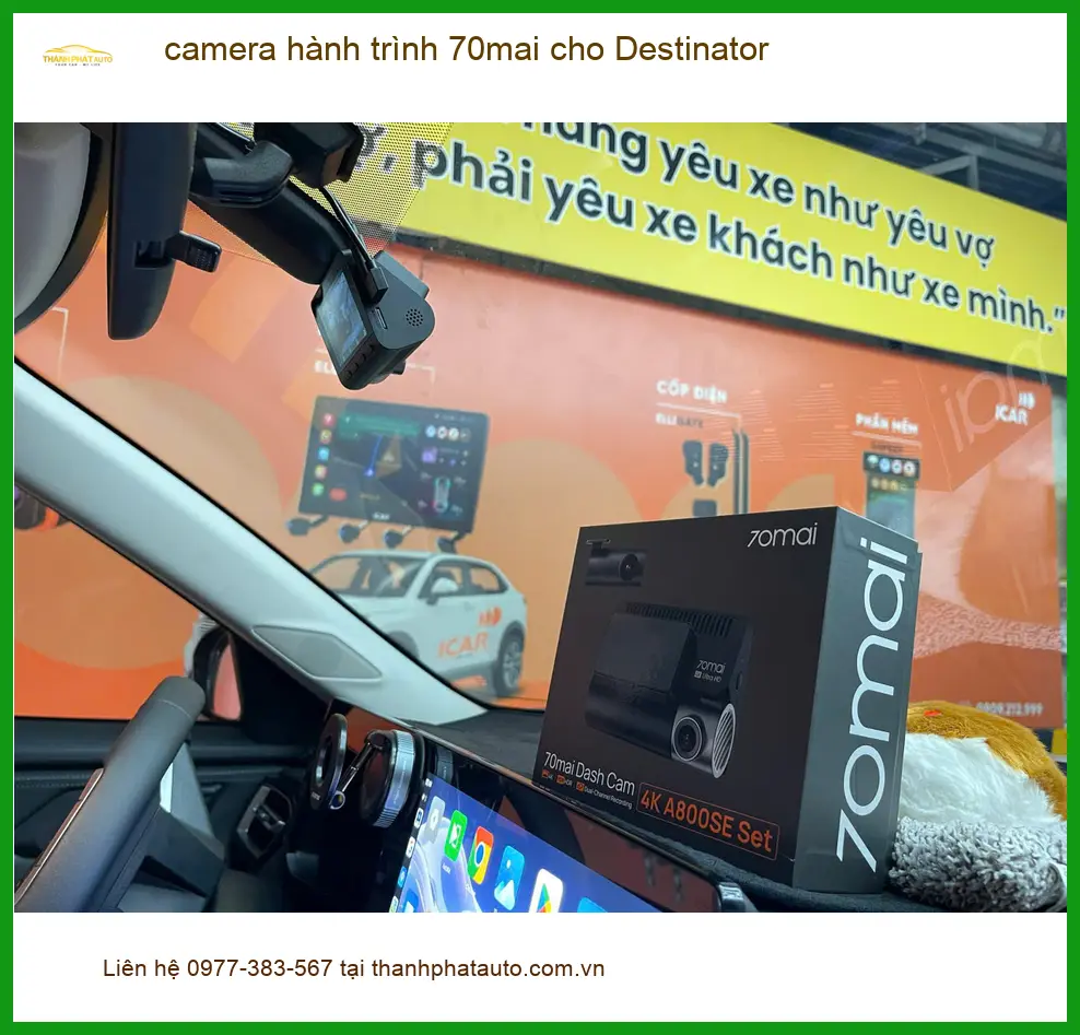 Anh Tùng lắp camera hành trình 70mai cho Hyundai Accent tại Quận 8 để yên tâm hơn