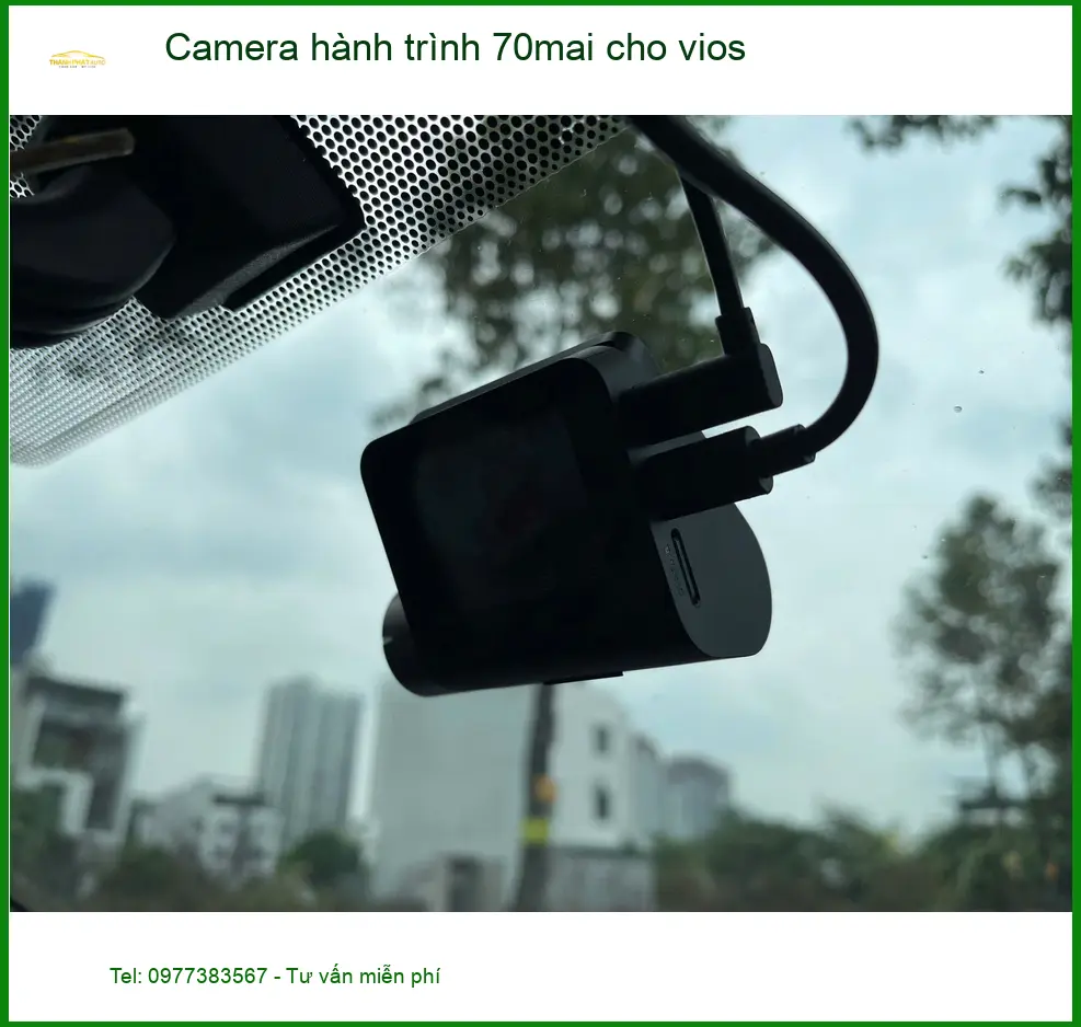 Anh Quang lắp Camera hành trình 70mai cho Vios tại Quận 12 để ghi lại lộ trình