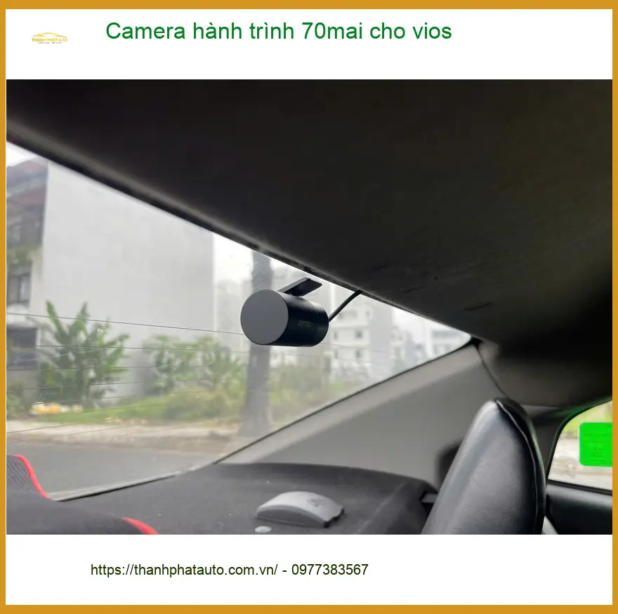 Anh Quang lắp Camera hành trình 70mai cho Vios tại Quận 12 để ghi lại lộ trình ảnh thực tế 2