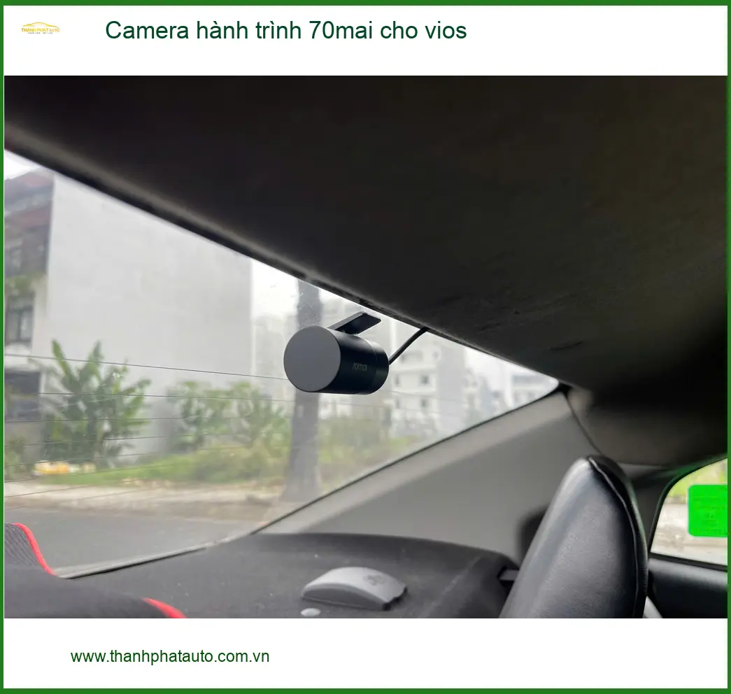 Anh Nhật lắp Camera hành trình 70mai cho Toyota Vios tại Củ Chi để an tâm lái xe