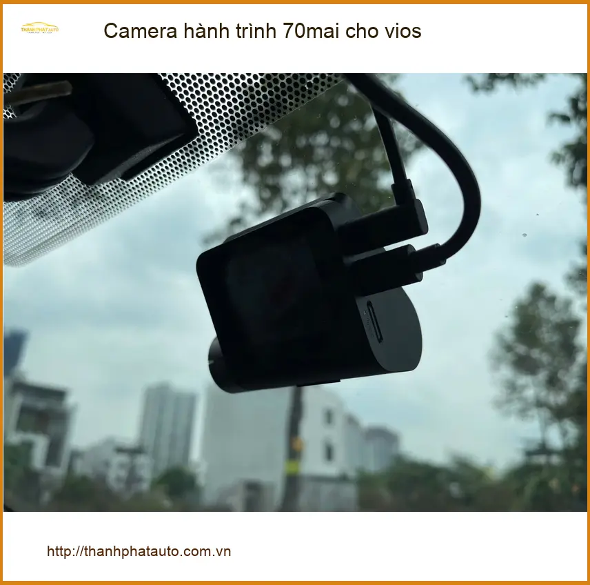 Anh Nhật lắp Camera hành trình 70mai cho Toyota Vios tại Củ Chi để an tâm lái xe ảnh thực tế 3