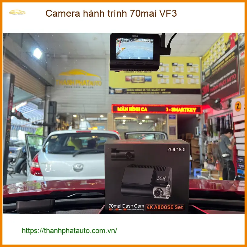 Chị Thanh Mai lắp Camera hành trình 70mai VF3 tại Quận 1 an toàn ảnh thực tế 3