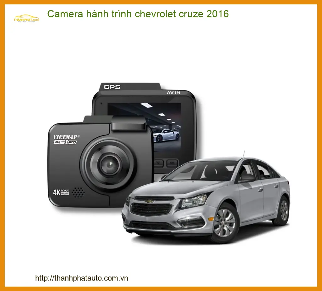 Camera hành trình Chevrolet Cruze 2016 - Trung Tâm Lắp Đặt Uy Tín TPHCM