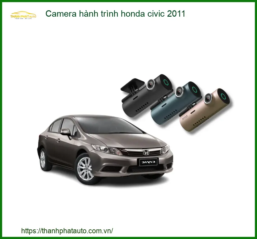 Camera Hành Trình Honda Civic 2011 - Địa Chỉ Lắp Đặt Uy Tín TPHCM