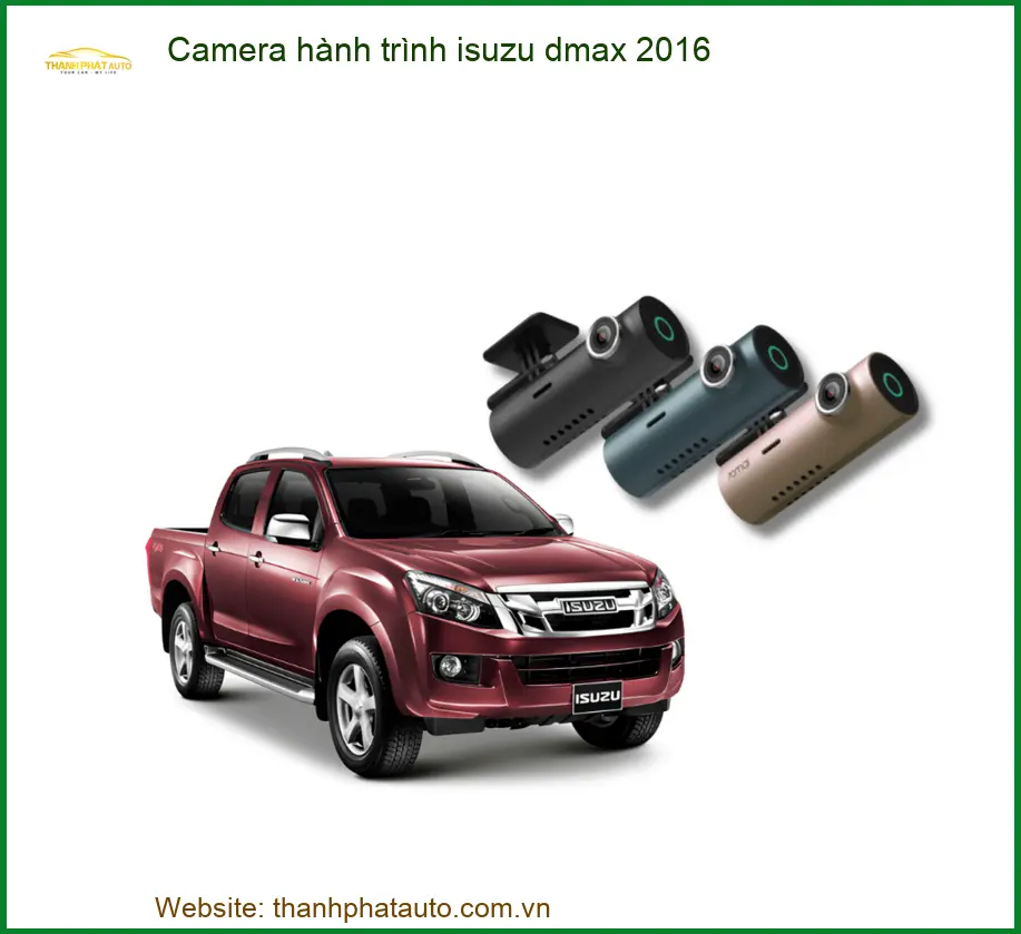 Camera Hành Trình Isuzu Dmax 2016 - Trung Tâm Lắp Đặt Chính Hãng TPHCM