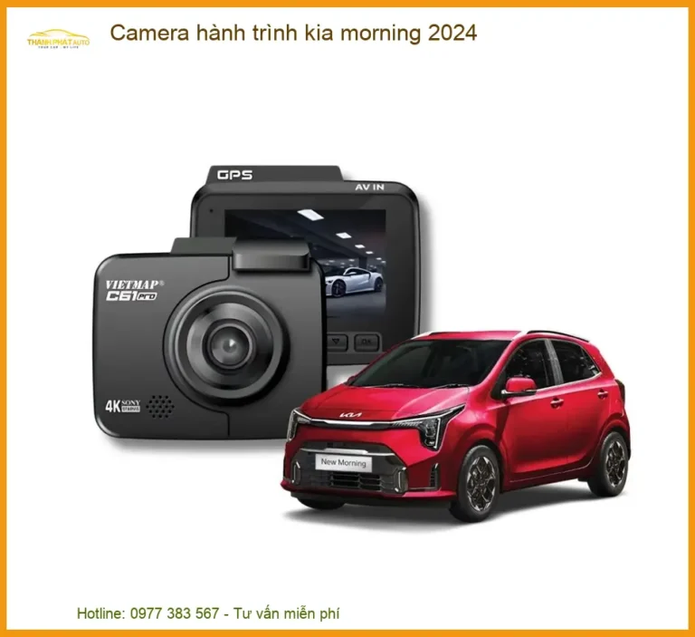 Camera hành trình Kia Morning 2024 - Địa Chỉ Lắp Đặt Uy Tín TPHCM