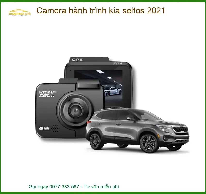 Camera hành trình Kia Seltos 2021 - Địa Chỉ Lắp Đặt Uy Tín TPHCM
