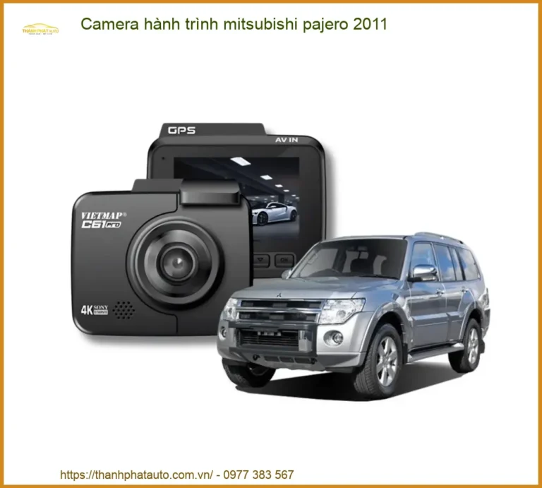 Camera hành trình Mitsubishi Pajero 2011 - Trung Tâm Lắp Đặt Uy Tín TPHCM