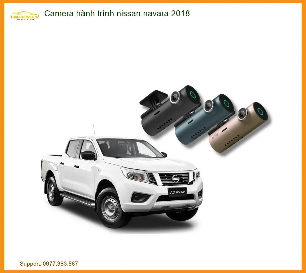 Camera Hành Trình Cho Nissan Navara 2018 - Địa Chỉ Lắp Đặt Uy Tín TPHCM