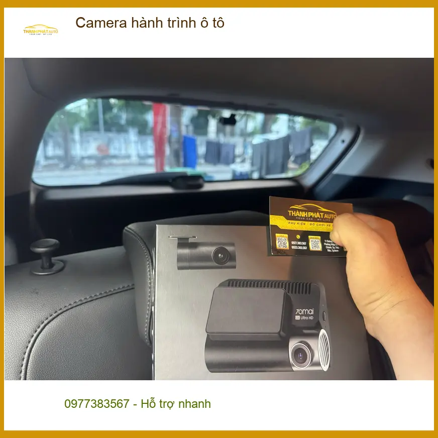 Anh Khải lắp Camera hành trình ô tô cho Hyundai Santa Fe tại Hóc Môn