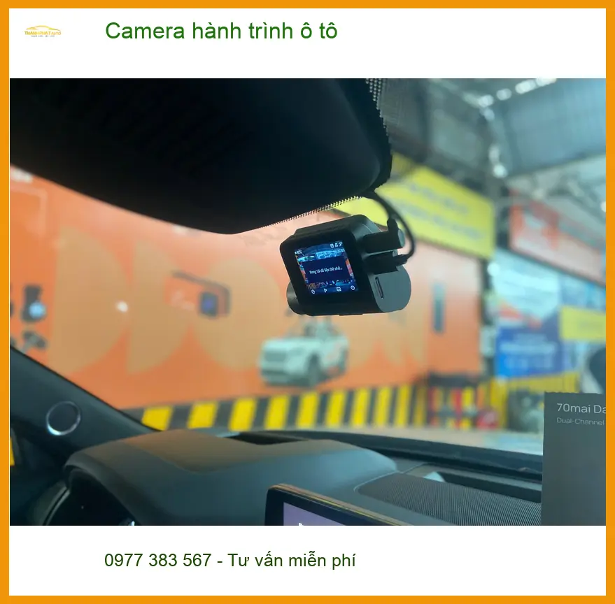 Anh Khôi lắp camera hành trình ô tô cho Hyundai Accent tại Quận Tân Phú