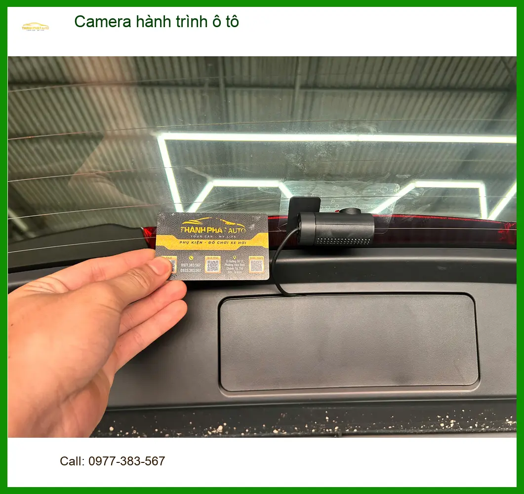 Địa chỉ lắp camera hành trình ô tô uy tín tại Hóc Môn cho xe anh Phúc ảnh thực tế 2