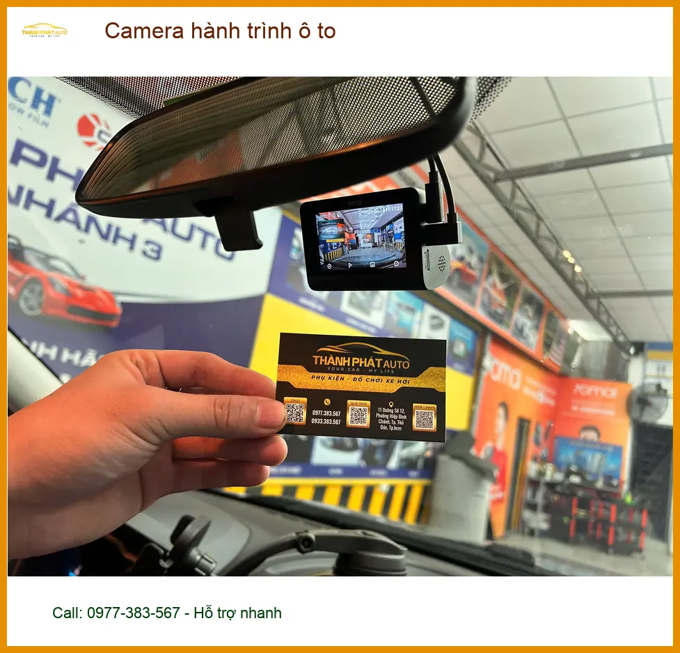 Anh Kiên lắp camera hành trình ô tô cho Hyundai Accent tại Quận 9 ảnh thực tế 3