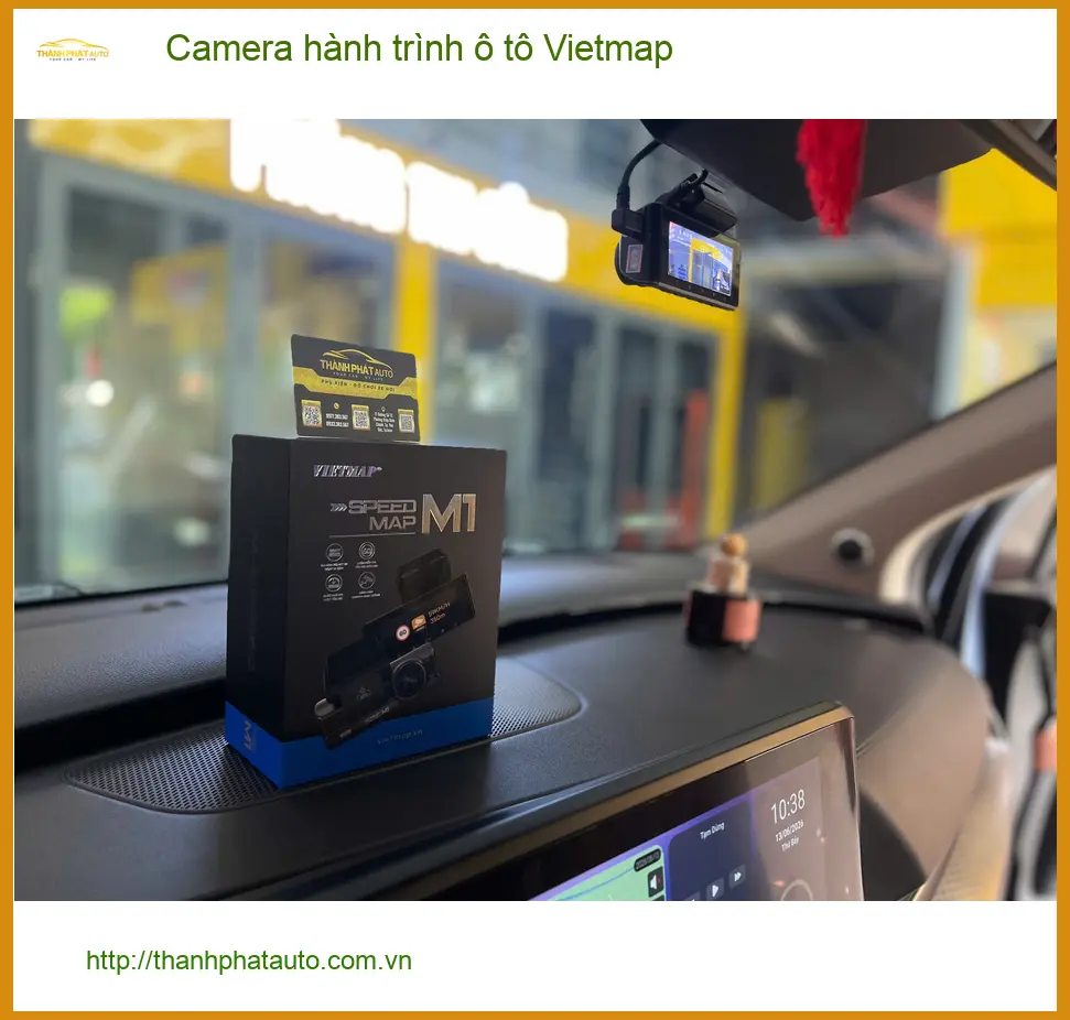 Anh Bách lắp Camera hành trình ô tô Vietmap cho Vios tại Hóc Môn ảnh thực tế 2