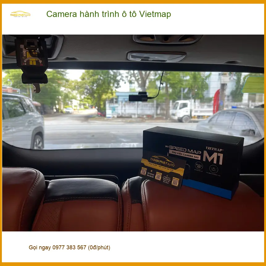 Anh Bách lắp Camera hành trình ô tô Vietmap cho Vios tại Hóc Môn ảnh thực tế 3