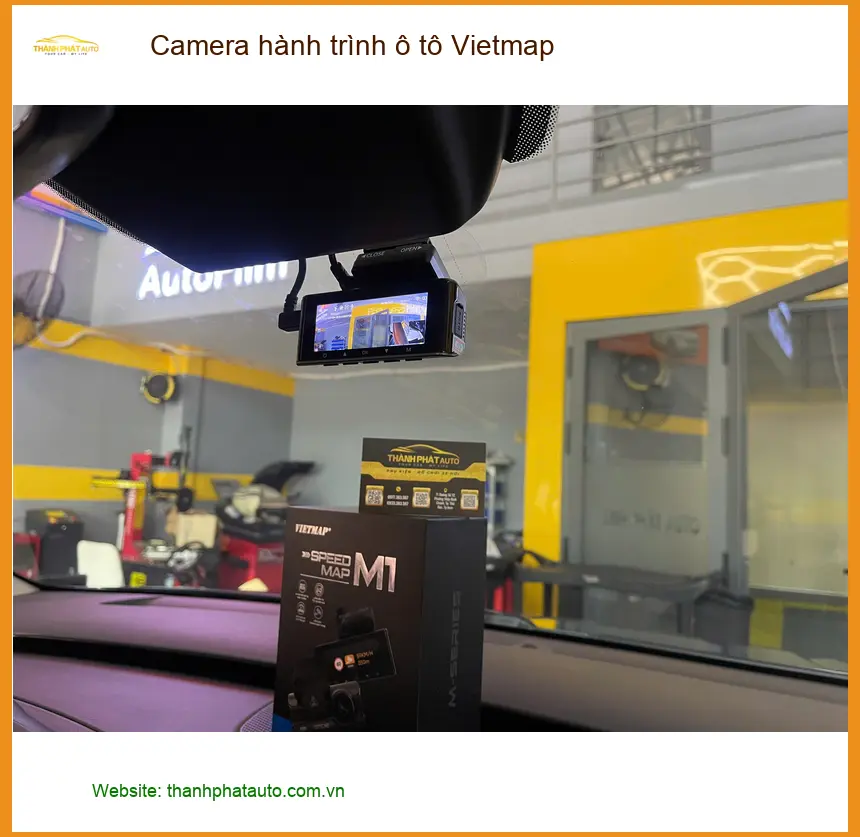 Anh Bách lắp Camera hành trình ô tô Vietmap cho Vios tại Hóc Môn ảnh thực tế 4