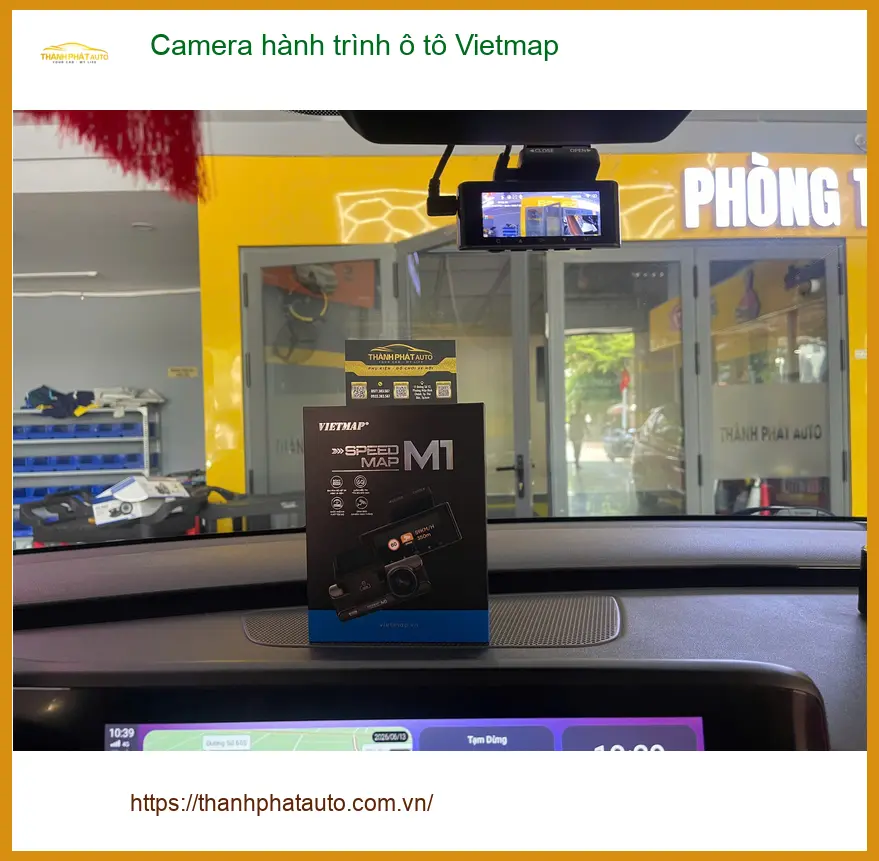 Bác Đạt lắp Camera hành trình Vietmap cho Ford Ranger tại Quận 8 an toàn ảnh thực tế 3