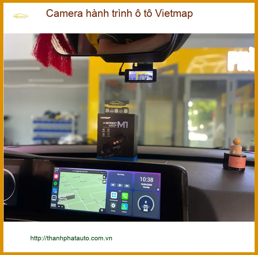 Chị Mai gắn Camera hành trình Vietmap cho Ford Territory tại Quận Bình Tân ảnh thực tế 2