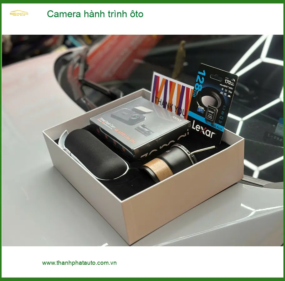 Anh Tấn lắp camera hành trình ô tô cho Hyundai Accent ở Bình Tân