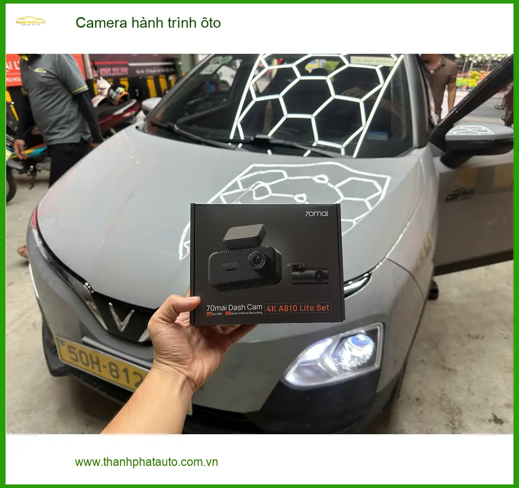 Anh Tấn lắp camera hành trình ô tô cho Hyundai Accent ở Bình Tân ảnh thực tế 3