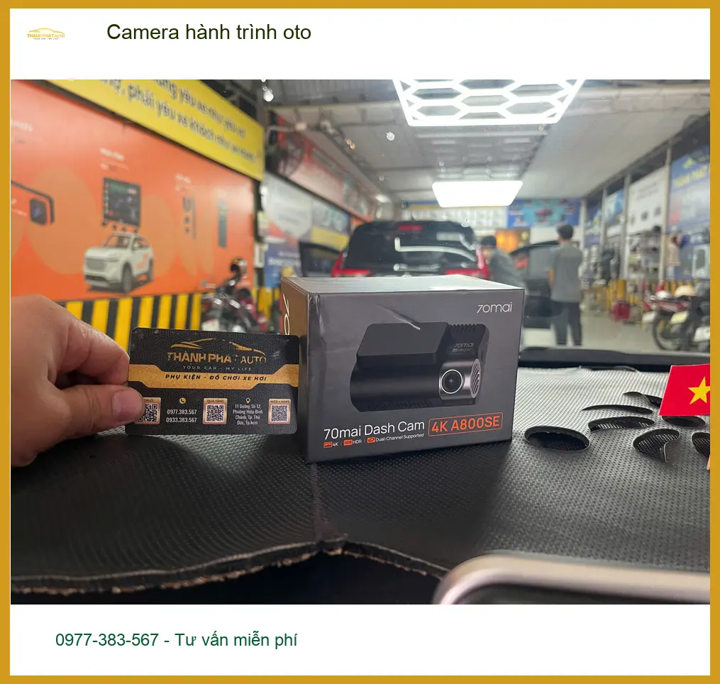 Chị Minh Thư lắp camera hành trình Hyundai Accent tại Hóc Môn để yên tâm khi di chuyển ảnh thực tế 4