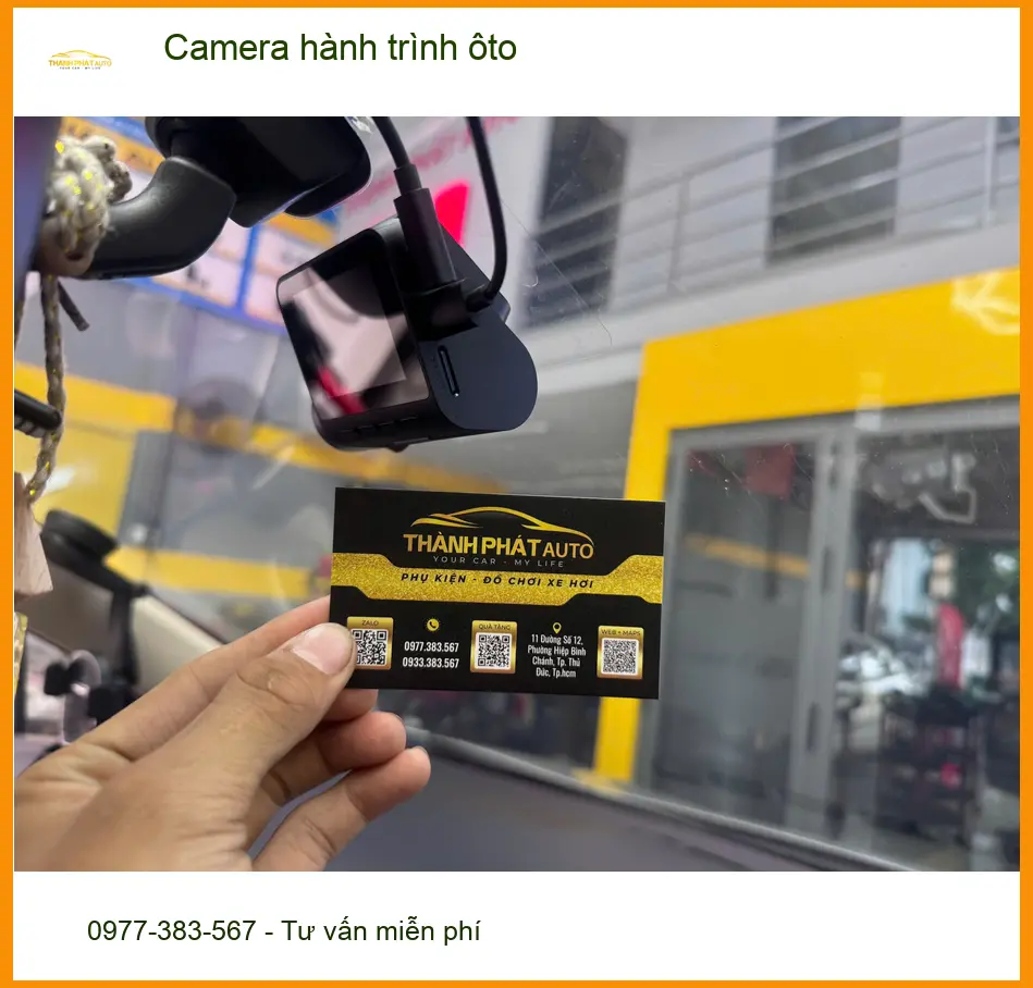 Địa chỉ lắp Camera hành trình ôto Quận 8 uy tín, giá tốt