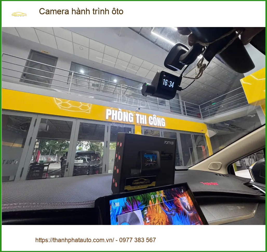 Địa chỉ lắp Camera hành trình ôto Quận 8 uy tín, giá tốt ảnh thực tế 3