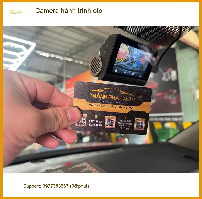 Anh Hữu Bằng lắp Camera hành trình oto cho xe VinFast Lux A2.0 tại Quận 5 ảnh thực tế 2