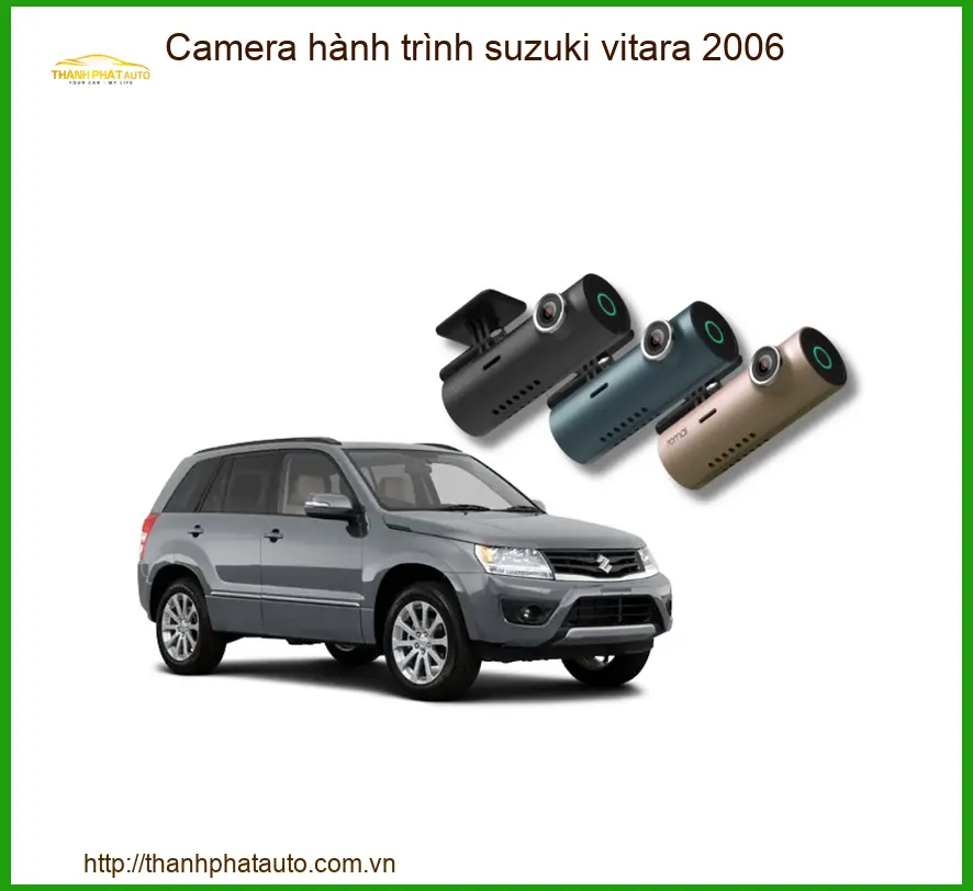 Camera Hành Trình Suzuki Vitara 2006 - Địa Chỉ Lắp Đặt Uy Tín TPHCM