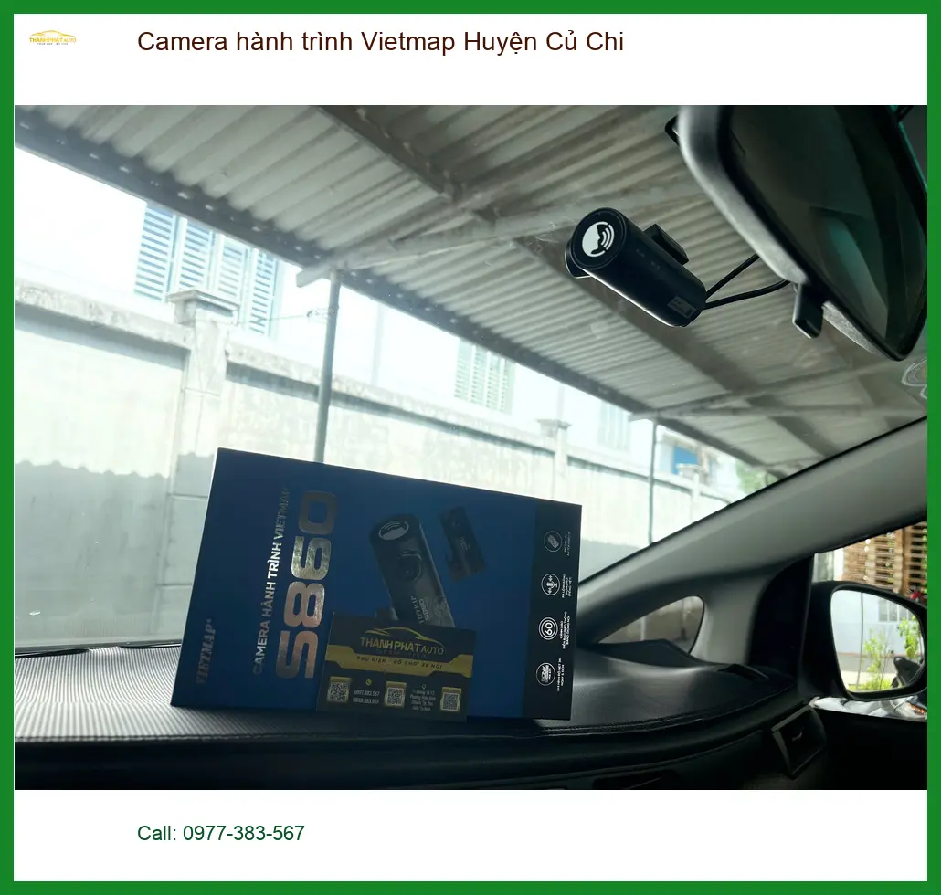 Nơi Gắn Camera Hành Trình Ô Tô hành trình Vietmap Tại Huyện Củ Chi - Giá Tốt TPHCM ảnh thực tế 2