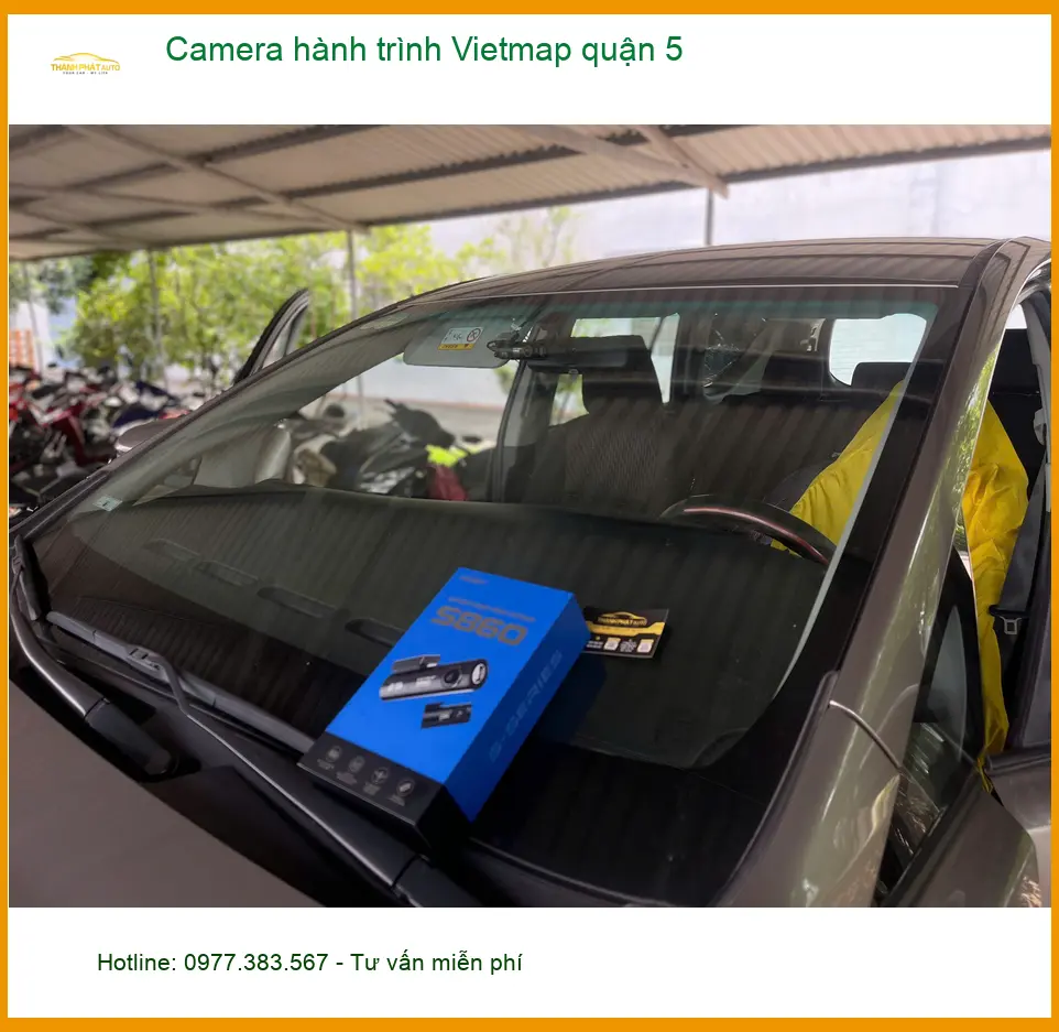 Trung Tâm Lắp Camera Hành Trình Ô Tô hành trình Vietmap quận 5 - Lắp Đặt Uy Tín TPHCM ảnh thực tế 2