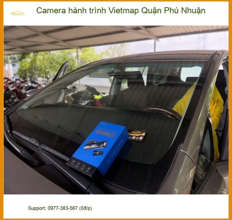 Nơi Lắp Camera Hành Trình Ô Tô Vietmap Quận Phú Nhuận - Giá Tốt TPHCM