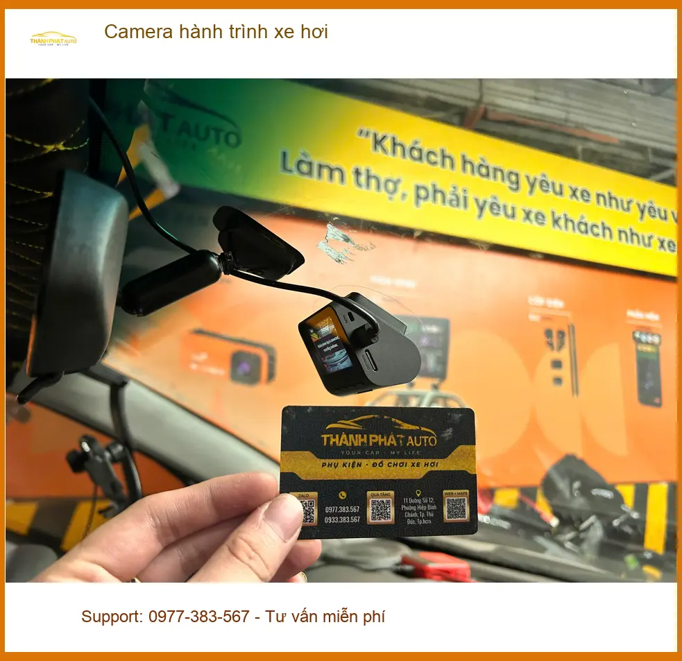 Anh Bách lắp Camera hành trình xe hơi Hyundai Creta tại Hóc Môn để ghi lại mọi khoảnh khắc ảnh thực tế 2