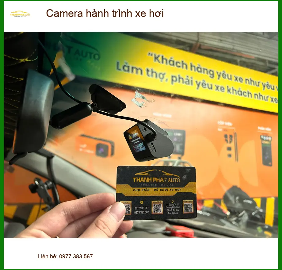 Dịch vụ lắp camera hành trình xe hơi Quận 2 cho Anh Khang Hyundai Santa Fe ảnh thực tế 2