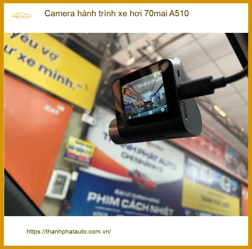 Anh Minh lắp Camera hành trình xe hơi 70mai A510 Mazda CX-5 Bình Chánh