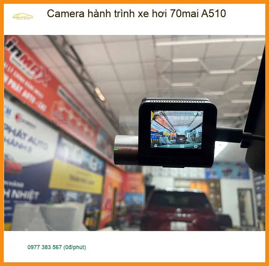 Anh Minh lắp Camera hành trình xe hơi 70mai A510 Mazda CX-5 Bình Chánh ảnh thực tế 4