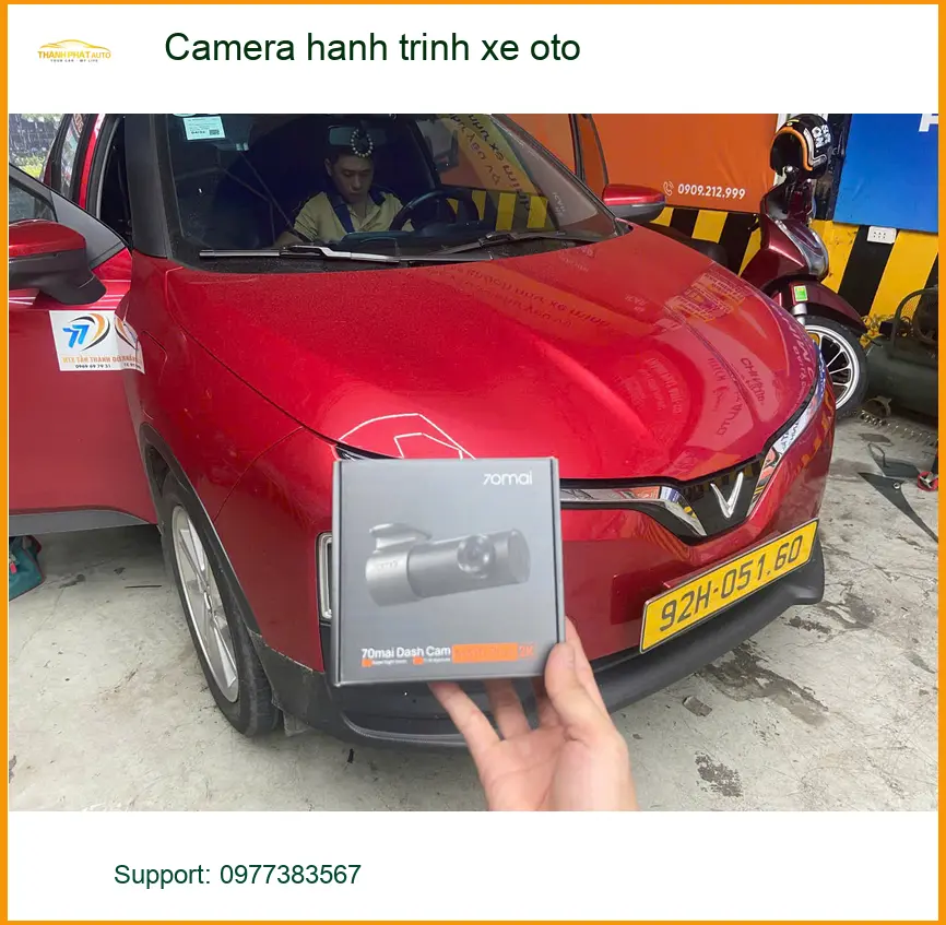 Bác Tùng lắp camera hành trình xe Toyota Fortuner tại Cần Giờ ảnh thực tế 2