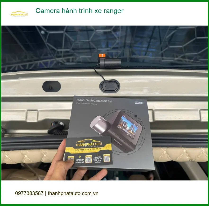 Anh Tuấn Kiệt lắp camera hành trình xe Ranger tại Thủ Đức để bảo vệ an toàn ảnh thực tế 2