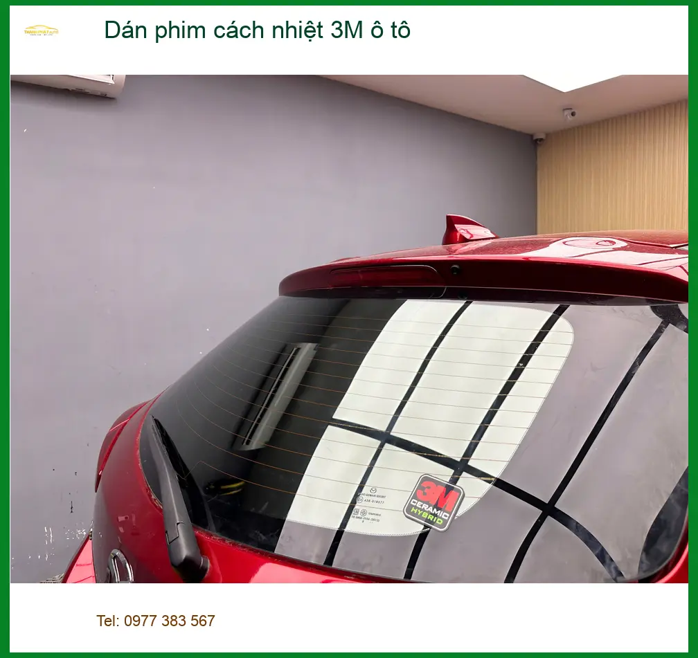 Anh Trọng dán phim cách nhiệt 3M cho Toyota Camry tại Quận 9 chống nóng mùa hè ảnh thực tế 4