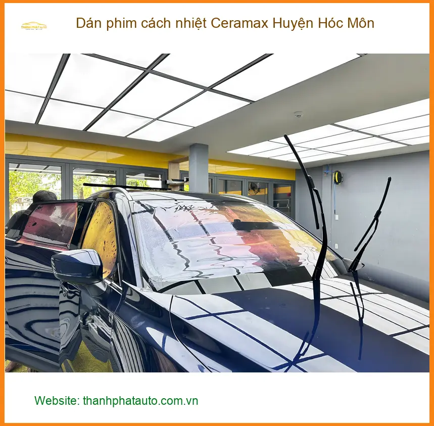 Nơi Dán Phim Cách Nhiệt Ô Tô Ceramax Tại Hóc Môn - Giá Tốt TPHCM ảnh thực tế 2